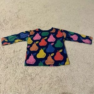 Hanna Andersson pears shirt 18-24 months